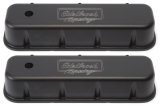 Edelbrock Valve Cover Victor Series Chevrolet 1965 and Later 396-502 V8 Tall Black thumbnail 4