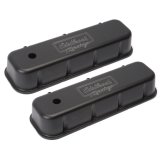 Edelbrock Valve Cover Victor Series Chevrolet 1965 and Later 396-502 V8 Tall Black thumbnail 5