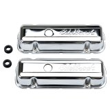 Edelbrock Valve Cover Signature Series Buick 1977 and Later 3 8L and 4 1L V6 Chrome thumbnail 3