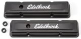 Edelbrock Valve Cover Signature Series Chevrolet 1959-1986 262-400 CI V8 Low Black thumbnail 2