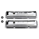 Edelbrock Valve Cover Signature Series Chevrolet 1959-1986 262-400 CI V8 Low Chrome thumbnail 4