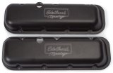 Edelbrock Valve Cover Victor Series Chevrolet 1965 and Later 396-502 V8 Low Black thumbnail 3