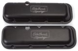Edelbrock Valve Cover Victor Series Chevrolet 1965 and Later 396-502 V8 Low Black thumbnail 4