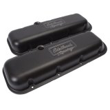 Edelbrock Valve Cover Victor Series Chevrolet 1965 and Later 396-502 V8 Low Black thumbnail 5