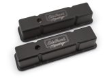 Edelbrock Valve Cover Victor Series Chevrolet 1959-1986 262-400 CI V8 Tall Black thumbnail 1