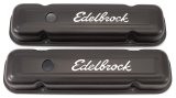 Edelbrock Valve Cover Signature Series Pontiac 1962-1979 301-455 CI V8 Low Black thumbnail 3