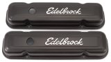 Edelbrock Valve Cover Signature Series Pontiac 1962-1979 301-455 CI V8 Low Black thumbnail 4