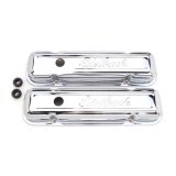 Edelbrock Valve Cover Signature Series Pontiac 1962-1979 301-455 CI V8 Low Chrome thumbnail 3