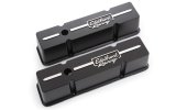 Edelbrock Valve Cover Racing Series Chevrolet 1959-1986 262-400 CI V8 Tall Black thumbnail 4
