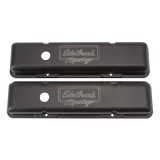 Edelbrock Valve Cover Victor Series Chevrolet 1959-1986 262-400 CI V8 Low Black thumbnail 1