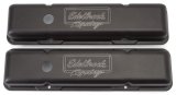 Edelbrock Valve Cover Victor Series Chevrolet 1959-1986 262-400 CI V8 Low Black thumbnail 4
