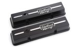 Edelbrock Valve Cover Racing Series Chevrolet 1959-1986 262-400 CI V8 Low Black thumbnail 4