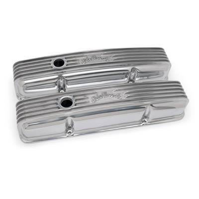 Edelbrock Valve Cover Classic Series Chevrolet 1959-1986 262-400 CI V8 Polshed