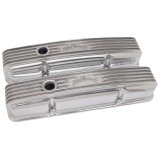 Edelbrock Valve Cover Classic Series Chevrolet 1959-1986 262-400 CI V8 Polshed thumbnail 5