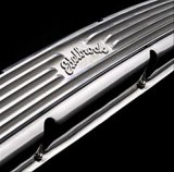 Edelbrock Valve Cover Classic Series Chevrolet 1959-1986 262-400 CI V8 Polshed thumbnail 1
