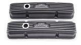 Edelbrock Valve Cover Classic Series Chevrolet 1959-1986 262-400 CI V8 Black thumbnail 3