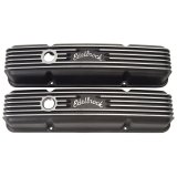Edelbrock Valve Cover Classic Series Chevrolet 1959-1986 262-400 CI V8 Black thumbnail 2