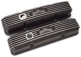 Edelbrock Valve Cover Classic Series Chevrolet 1959-1986 262-400 CI V8 Black thumbnail 6