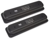 Edelbrock Valve Cover Victor Series Chevrolet 1987-1995 262-400 CI V8 Black thumbnail 6
