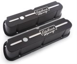 Edelbrock Valve Cover Racing Series Ford 289-302-351W CI V8 Tall Black thumbnail 1