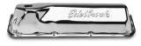 Edelbrock Valve Cover Signature Series Ford 351M-400-351C CI V8 Chrome thumbnail 1