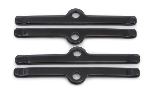 Edelbrock Vc Hold Down Tab Kit SBC 5In Long Steel Black Set of 4