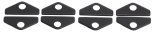 Edelbrock Vc Hold Down Tab Kit Universal Steel Black Set of 8 thumbnail 1