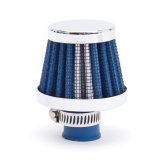 Edelbrock Valve Cover Breathers 9mm Inlet Blue/Chrome thumbnail 1