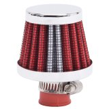 Edelbrock Valve Cover Breathers 9mm Inlet Red/Chrome thumbnail 3
