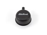 Edelbrock Round Cap w/ Nipple Black thumbnail 1