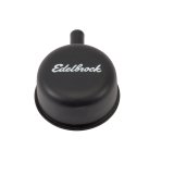 Edelbrock Round Cap w/ Nipple Black thumbnail 2