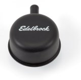 Edelbrock Round Cap w/ Nipple Black thumbnail 3