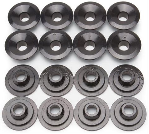 Edelbrock Valve Spring Retainers 01 375 Od 01 070 Sd Set of 16