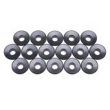 Edelbrock Valve Spring Retainers Titanium Set of 16 thumbnail 2