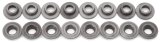 Edelbrock Valve Spring Retainers Steel Set of 16 thumbnail 4