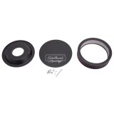 Edelbrock Air Cleaner Victor Series Round Aluminum Top Cloth Element 14In Dia X 3 125In Black thumbnail 2