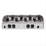 Edelbrock Cyl Head BBC Victor Jr 24 Deg Rect Port 300cc 106cc Combustion Chamber thumbnail 5