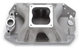 Edelbrock Manifold Big Victor II BBC w/ Edelbrock Profiler or Dart Big Chief Heads Dominator Flange thumbnail 3