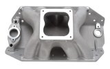Edelbrock Manifold Big Victor II BBC w/ Edelbrock Profiler or Dart Big Chief Heads Dominator Flange thumbnail 6