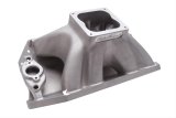 Edelbrock Manifold Big Victor II BBC w/ Edelbrock Profiler or Dart Big Chief Heads Dominator Flange thumbnail 2
