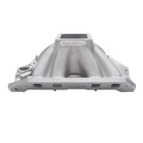 Edelbrock Manifold Big Victor II BBC w/ Edelbrock Profiler or Dart Big Chief Heads Dominator Flange thumbnail 5