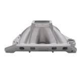 Edelbrock Manifold Big Victor II BBC w/ Edelbrock Profiler or Dart Big Chief Heads Dominator Flange thumbnail 6