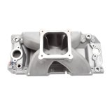 Edelbrock Manifold Chevy BB 9 8 Deck (Short) Super Victor 565 Thick Flange Rect Port Heads thumbnail 3