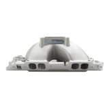 Edelbrock Manifold Chevy BB 9 8 Deck (Short) Super Victor 565 Thick Flange Rect Port Heads thumbnail 8