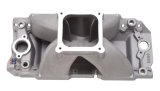 Edelbrock Manifold BBC Short Deck Super Victor 565 Conventional Rect Port Heads thumbnail 8