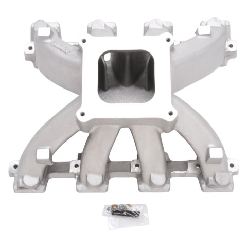 Edelbrock Manifold Super Victor GM LS3 V8 Carbureted 4150 Series Flange thumbnail 3