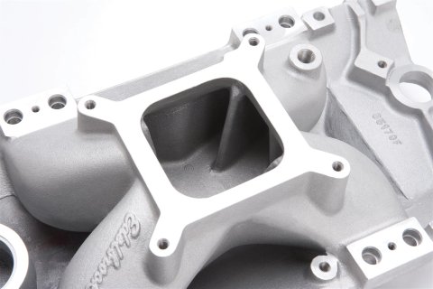 Edelbrock Manifold SBC Victor E-Tec EFI Satin thumbnail 1