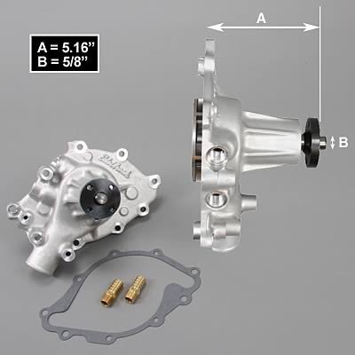 Edelbrock Water Pump High Performance Ford 1965-67 289 CI Inkin Code V8 Engine Standard Length
