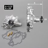 Edelbrock Water Pump High Performance Ford 1986-93 5 0L V8 Engines w/ Serpentine Belt Drive thumbnail 2