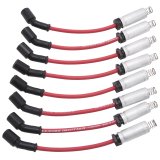 Edelbrock Spark Plug Wire Set LS Truck w/ Metal Sleeves 99-15 50 Ohm Resistance Red Wire (Set of 8) thumbnail 3